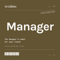 The Manager & Label, fyi. for your roster